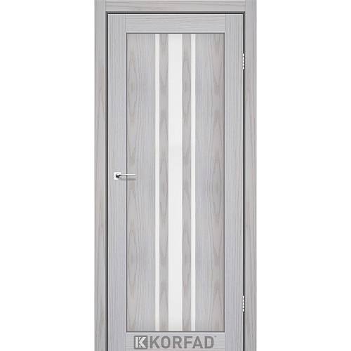 Двери Korfad Florence FL-03 РР серая мадрина 800*2000 сатин белый
