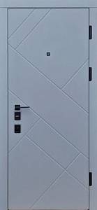 Двері вхідні Форт Нокс Троя Фельдграу/Білий сніг STпоріг нерж Mottura 950 права