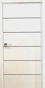 Дверне полотно Portala Молдинг 5 RAL Design 110 70 60/Лофт 1 RAL 1001 800*2000+ЧМК+врізка