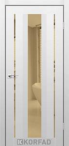 Двери Korfad Aliano AL-02 Super Pet серая 800*2000  зеркало бронза двухстороннее