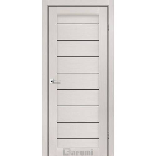 Дверь межкомнатная Darumi Leona Дуб ольс (800*2000) стекло черное