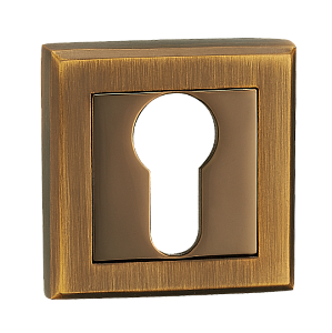 Накладка MVM на замок под цилиндр Е8 MACC/PCF матовая бронза/полирован. бронза (цинковый сплав)