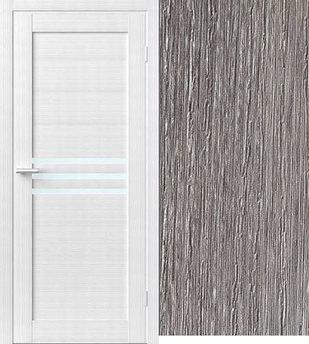 Дверь Art Door  ART 10.14 Графит  (800х2000мм.) ПВХ пленка, стекло сатин