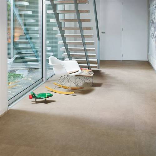Ламинат Quick-Step Arte UF1402 Плитка Кожанная Тёмная (32/9,5) (0,389кв.м/шт) (4шт/уп