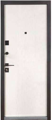 Двері Вхідні Булат Ультра (Квадро) мод.547/251 Дуб дорато темний/Рустик авиньон блан 850 ліва СЧ