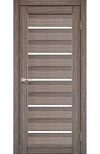 Двери Korfad Porto РR-02  дуб грей 0,80х2 стекло сатин