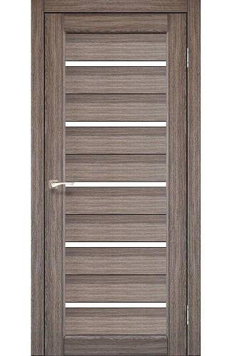 Двери Korfad Porto РR-02  дуб грей 0,80х2 стекло сатин