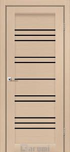 Дверь межкомнатная Darumi Versal Дуб боровой (800*2000) стекло черное