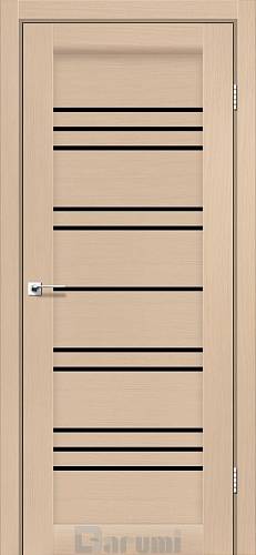 Дверь межкомнатная Darumi Versal Дуб боровой (800*2000) стекло черное