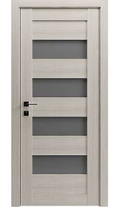 Дверь Rodos  Milano  полустекло (0,80х2,00)  крем