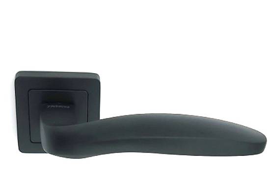 Ручка Trion на квадратной розете Luna AL-AL (матовый черный)