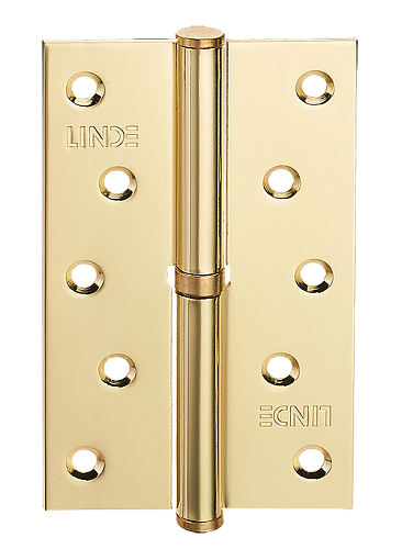 Петля MVM H - 120 L PB (125*75*2,5мм) ліва полірована латунь