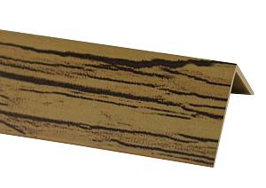 Угол ПВХ Омис (10х20) дуб натуральный (2,75м.п./шт) (25шт/уп)