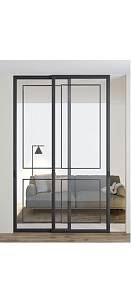 Двері  Dooris Glass Sliding DGS 5 розсувні перегородки скло (подвійні)