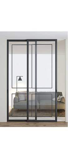 Двері  Dooris Glass Sliding DGS 5 розсувні перегородки скло (подвійні)