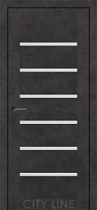 LIVARA City Line Express (800 х 2000, Онікс Сірий, Сатин білий)