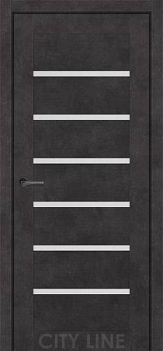 LIVARA City Line Express (800 х 2000, Онікс Сірий, Сатин білий)