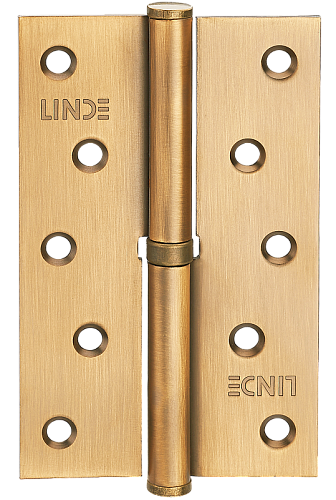 Петля MVM H - 120 L SB (125*75*2,5мм) левая матовая латунь (1 петля в уп)