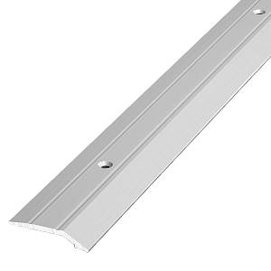 226-01 Порог Омис (28,5*5мм) разноуровневый косой серебро (1800мм)