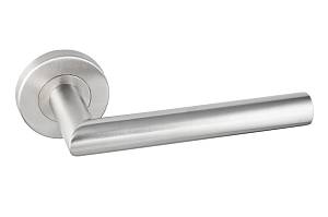 SIBA ECO Ручка дверна PARIS з нержавіючої сталі на розетці SSR01 (22 22)