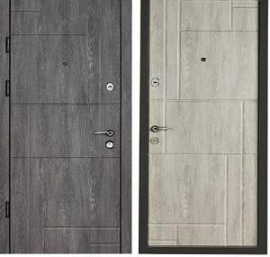 Двері вхідні Artiz Тип 9 Модель166 Дуб шале графіт/ Дуб шале сивий  840мм*2040 ліві МДФ/МДФ