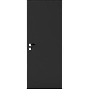 Дверь Родос Prima Alum RAL 9004 (800*2000) окрашенная, глухая+алюминевый профиль по контуру