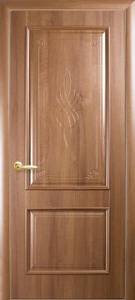 Дверне полотно Новий стиль Вилла золотая ольха (600*2000) ПВХ De Luxe глухая