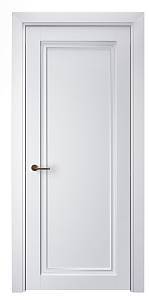 Дверь Терминус Неоклассик401 ПП білий матовий  (800*2000) глуха (скл Дн)