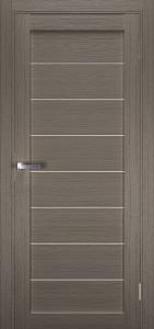 Дверь Терминус UKRAINIAN DOORS UD-1 (600*2000мм) Сіре дерево ПВХ, скло сатин