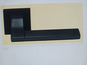 Дверные ручки Morelli Exclusive KUB MH-47 BL-S6 ЦАМ черный