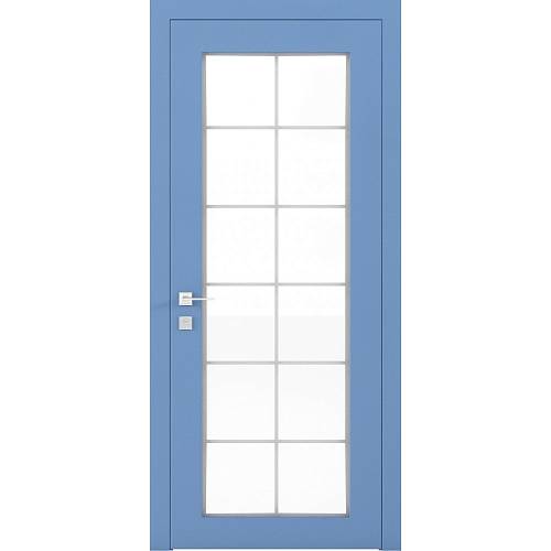 Дверь Родос Porto RAL 5014 (800*2000) окрашенная, стекло триплекс двухсторонний сатин рис.8