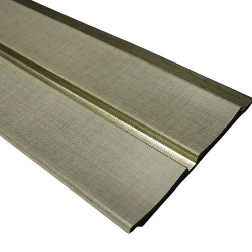 Панель стеновая полимерная Клевер 12812N - 328Sтекстура мішковини зі сріблом (128*12*2900мм) (20 шт/уп)