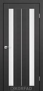 Двери Korfad Aliano AL-01 Super Pet антрацит 800*2000 сатин белый