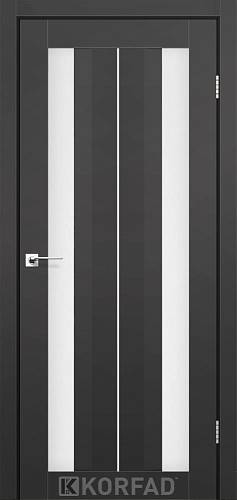 Двери Korfad Aliano AL-01 Super Pet антрацит 800*2000 сатин белый