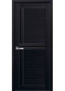 Дверне полотно Новий стиль Тринити венге De Wild (700*2000) экошпон стекло BLK