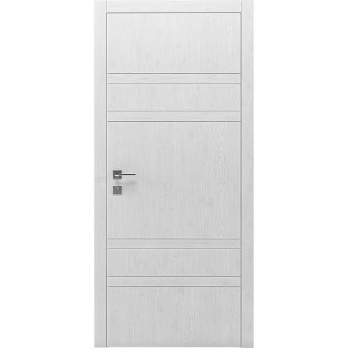Дверь Rodos Kross  глухое ( 0,80 х 2,0)  белый ясень шпон