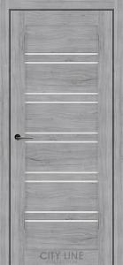 Дверне полотно FOXTON City Line (600 х 2000, Атлантік Крем, Сатин білий)