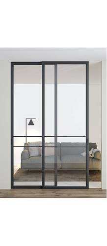 Двері  Dooris Glass Sliding DGS 2 розсувні перегородки скло (подвійні)