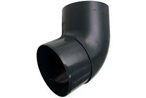 Водосточная система Альта Профиль колено трубы 67 графит ПВХ (125мм/д.95мм)(16шт/уп)