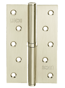 Петля MVM H - 120 L SN (125*75*2,5мм) левая матовый никель (1 петля в уп)