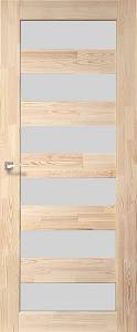 Дверне полотно Сосна SD-02 под покраску 700 х 2000 сеткло сатин
