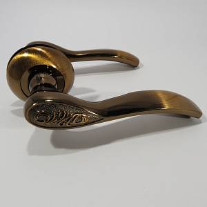 Дверная ручка Punto Rumba TL CFB-18 кофе глянец