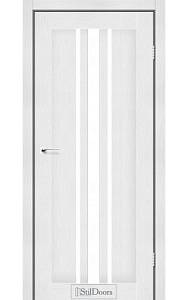 Дверне полотно ARIZONA StilDoors Белое дерево  (800*2000) ПВХ, скло сатин