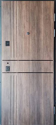 Двері Вхідні Булат К-88 мод Термо (квадро) 539 Дуб Табак/ Рустик Авильйон блан (Знята)850 права
