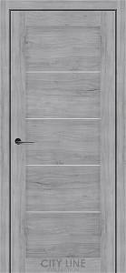Дверне полотно BELTON City Line (600 х 2000, Астана Розвуд, Сатин білий)
