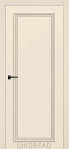 Дверне полотно BRILAR/MONARX Korfad Ex.  (800*2000) Шампань RAL 1013 Вітрина