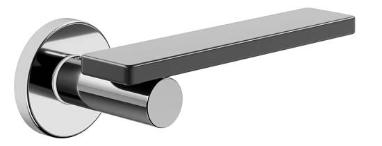 Дверна ручка DND Minima ZCNE хром/чорний