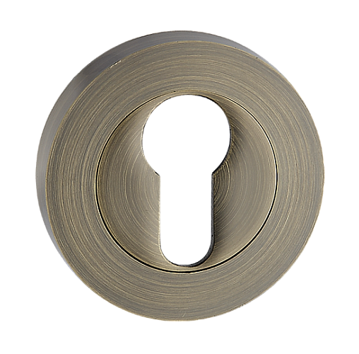 Накладка MVM на замок под цилиндр E3 AB старая бронза (цинковый сплав)