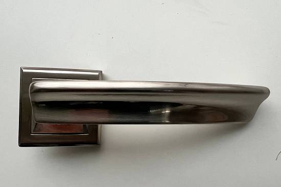 Дверні ручки Rucetti RAP 11-S SN/CP нікель/хром