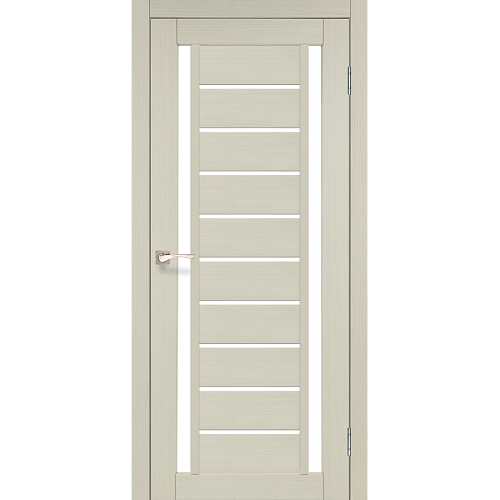 Дверь Korfad Deluxe Valentino VL-03 дуб беленый 0,80х2 стекло сатин